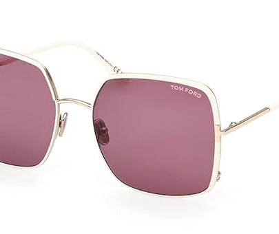 Sunglasses FT 1006 Raphaela 32Y Shiny Rose Gold, t Logo/Violet Lens, Shiny Rose Gold, "T" Logo / Violet Lenses, 60/18/135, Shiny Rose Gold, "T" Logo / Violet Lenses, 60/18/135