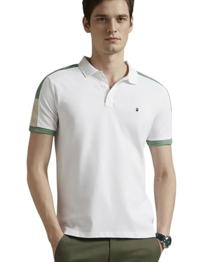 LoP Men's Cotton Slim Fit Polo T-Shirt with Fastness