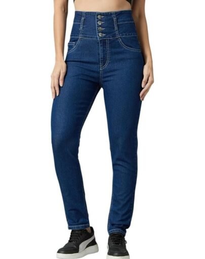 AKA Supper High Rise Womens Skinny Fit Jeans