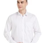 Men's Solid Cotton Formal Shirt | Plain | Full Sleeve - Regular Fit