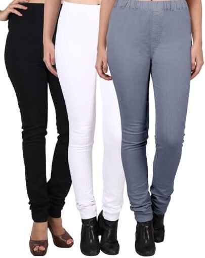 DUEFIT Women's Jegging (Combo Pack of 3)