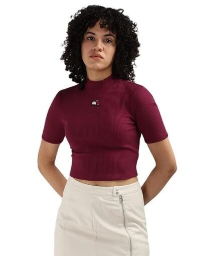 Tommy Women's Badge Cropped Fit Top