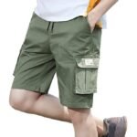 Men's Shorts Men's Shorts Casual Bermuda Shorts with Pockets Cotton Casual Overalls Pants