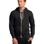 Classic Men's Fleece French Terry Zip Hoodie, Zip-up French Terry Fleece Hooded Sweatshirt Jacket for Men