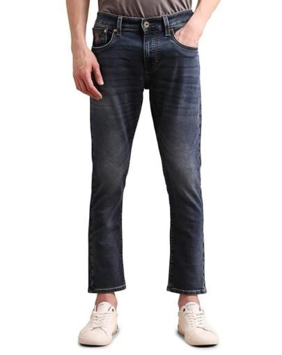 Men's Cole Comfort Cropped Fit Blue Ultra Soft Jeans